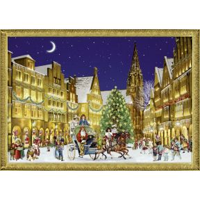 German Town at Christmas Advent Calendar